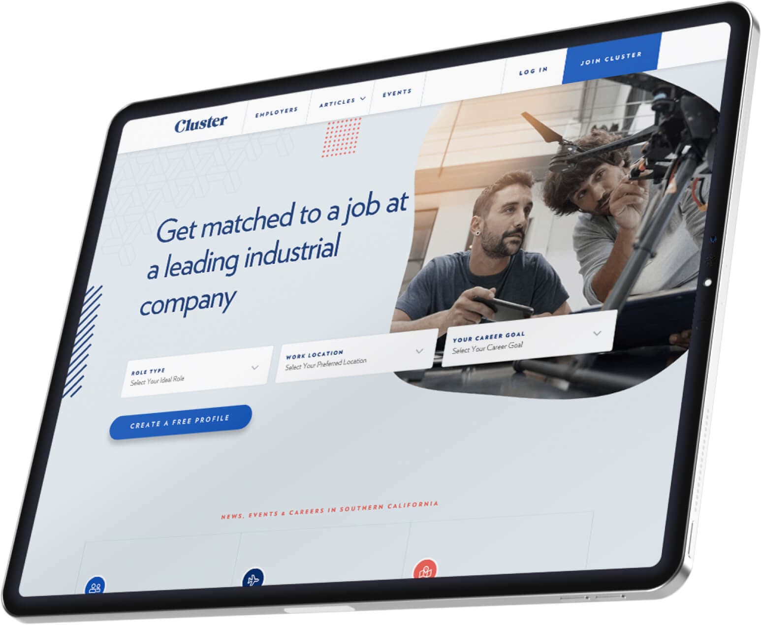 Web app for job search in space engineering sector